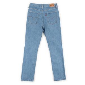 Levi's 724 High Rise Straight distressed jeans size 31